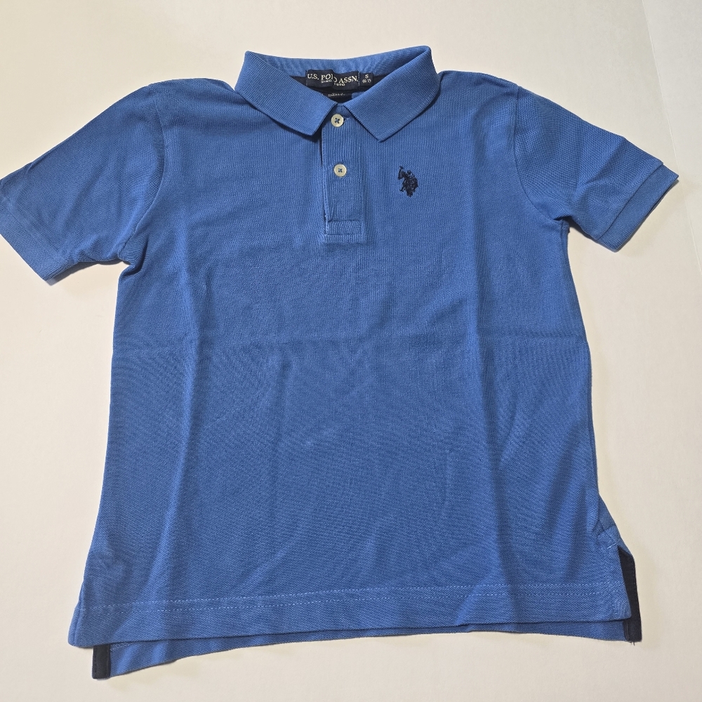U.S. Polo Assn. Cotton Size S (6-7) Boys' Red, Blue, and Navy Shirts Bundle - Picture 8 of 12